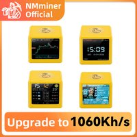 NMMiner NM TV Smart TV 1060KH/s better Nerdminer v2 ESP32 BTC SOLO Lottery Miner & Smart gift home silent Desktop Clock