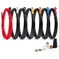 CNCLOL 5mm x 2M Bicycle Hydraulic Brake Hose Kit BH90 BH59 Compatible for Shimano SLX XT XTR SRAM Avid Tektro Oil Brakes