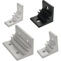 1PC 2020 Aluminum Profile Right Angle Corner Bracket 3030 4040 2040 3060 4080 Silver or Black Connector