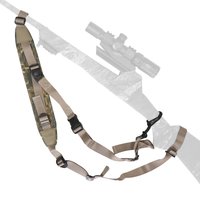 NEW Crossbody Rifle Sling Double Shoulder Camo Comfortable Neoprene Hands-Free Strap Quick-Release Adjustable Sling for Shooting