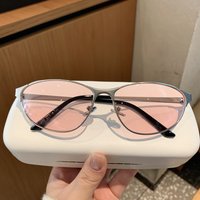 Cat Eyes Y2K Sunglasses Retro Photography UV Resistant Trendy Personalized Outdoor Travel Fashion Hip Pop Cyberpunk Eyewear