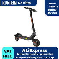 kukirin G2 Ultra Electric Scooter 800W*2 Dual motor 48V 18AH E-Scooter For Adult 10 Inches Tires Foldable City commute Electric Scooters Equipped with BMS battery management system