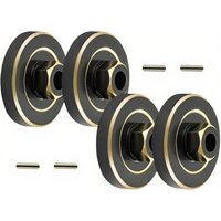 31g Counterweight Brass Wheel Hex Hub Adaptor For FMS FCX24 Power Wagon RTR Rc Car Upgrade Parts Crawler Accessories 1/24 Scale
