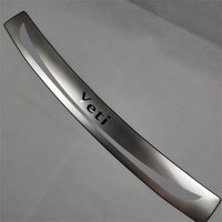 Car Accessories For Skoda Yeti 2014-2015 2016 2017 Scuff Plate/door Sill Rear Bumper Protector Sill Trunk Tread Plate Trimcar