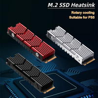 M.2 2280 SSD Heatsink NVMe PCIe Heat Sink for PS5 PC, Aluminum Cooling Radiator with Thermal Pad