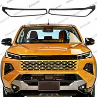 Matte Black HeadLight Cover Sticker Protection For Hilux Travo 2026+ Car Accessories HeadLamp Lights Trim Bezel Sticker Cover