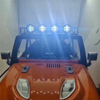 MOMO DIY Metal Luggage Rack And Light Assembly Kit For Upgrading H12Y 1/12 Series RC Car Repair And Modifications