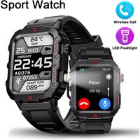2026 Military SmartWatch Men IP68 5ATM Outdoor Sports Fitness Tracker Waterproof GPS Monitor 1.96'' BT Call For Android IOS Hw12