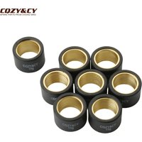 8pc Variator Racing Roller Weights 15g 18.6g 21.4g 25x17mm For Aprilia Atlantic Sprint 400 500 Scarabeo Light 400cc 500cc