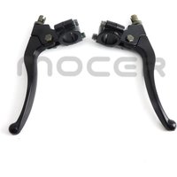 7/8'' 22mm Universal Motorcycle Handlebar Brake Clutch Levers Drum Brake Handle for Dirt Bike ATV Handle Levers Accessories