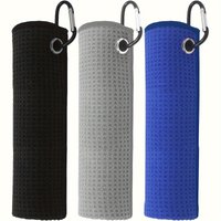 3pcs (30*30cm)3Pack Microfiber Golf Towels for Golf Bags- Waffle Patterned Golf Towel – Machine Washable, Quick Dry and Super Ab