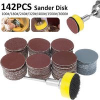 142pcs 1Inch Sanding Discs Pads Set 100-3000 Grit Abrasive Polishing Pad Kit For Rotary Tool Sandpapers Accessories Dropshipping