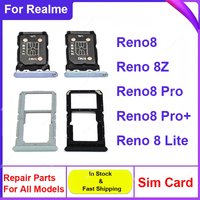 For OPPO Reno 8 8 Pro+ Plus Reno8 Lite Reno 8Z 4G 5G SIM Card Slot Micro SD Card Reader Holder Socket Repair Parts