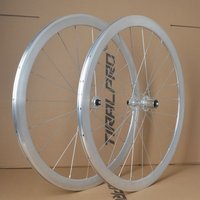 700c Road Bike Wheelset 40mm Disc Brake Aluminum Alloy 4 Bearings Vintage V/C Brake Gravel Bicycle Wheel Rim 8/9/10/11 Speed