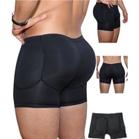 Shapewear Men Body Shaper Hip Pad Filling Butt Lifter Builder Fake Ass Padded Panties Shorts Underwear Male Plus Size S-6XL
