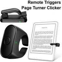 2in1 Page Turner Clicker Wireless Page Turner Remote Control E-Reader Phone Camera Record Trigger Remote for Kindle Paperwhite