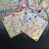 Anime Proxy Collection Cards Grand Achieve TCG Kongming Fel Eidolon Guo Jia Ambsd-En-008 Holographic Flash Card Gifts