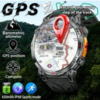 New Military Rugged T-Rex3 GPS Positioning Smartwatch Compass Barometer Altimeter 5ATM Waterproof 650mAh Battery Sport Men Watch