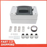 DC Circuit Breaker Box IP66 Rain Proof Plastic Outdoor Distribution Junction Box for MCCB Solar Battery Switch