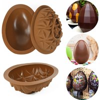 Easter Egg Silicone Mold Half Sphere Shape Cake Chocolate Mold Homemade Baking Pastry Cake Mold Birthday Dessert Decorating Tool