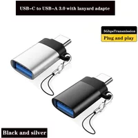 1/2PCS OTG USB 3.0 To Type C Charger Adapter Connector Type-C to USB Male To Type-c Adapt Converter for PC MacBook Car USB ipad