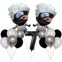 Naruto Birthday Foil Balloons Set Cartoon Party Decoration Supplies Baby Shower Favor Game Gift Decorations Balloons Baby