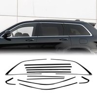 Glänzend schwarze Außenfensterrahmen-Besatzstreifen, Tür-Seitenrahmen-Dichtung, Styling-Dichtungsabdeckung für Jeep Grand Cherokee 2011–2021
