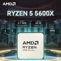 AMD Ryzen 5 5600X 3.7GHz 6-Core 12-Thread 7NM R5 5600X Socket AM4 L3=32M Processor 65W DDR4 No cooler