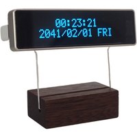NVARCHER Digital Clock Desktop Digital Clock OLED Display Clock Multi mode Display Aida64 Sub screen