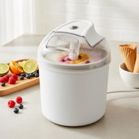 Automatic Ice Cream Creator Small Size Mini Ice Cream Creator Soft Serve Machine Single-Press Operation for Children, Home