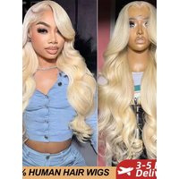 30 40 42 Inch 613 HD Lace Frontal Wig Human Hair 200 Density 13x6 Colored Blonde Raw Body Wave Lace Front 100% Human Hair Wigs