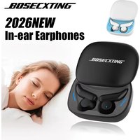BOSECXTING Wireless Bluetooth Headphone In-ear Earplugs Sleep Noise Reduction Sliding Headset Sports Game Earphones With Mic