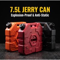 7.5L Car Mounted Fuel Oil Barrel Diesel Flame Resistant Anti-Static Off-Road Decoration Modification Water Bucket