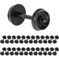 24pcs/48pcs POM Plastic 36'' Wheels for Model Trains 1:87 HO Scale 36" Wheel Set HP36HO