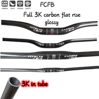 carbon handlebar MTB Handlebar Flat Or Rise Handlebar 31.8*380-760mm matte bike parts handlebar carbon bicycle bike handlebar