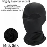AliExpress NONE Women Men Simulate CS Balaclava Cap Sun Uv Protection Bike Motorcycle Ski Mask Cosplay Black No Hole Spandex Head Cover Hat