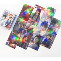 55PCS Pursuit of Jade Zhu Yu TV Series Photo Cards - Xie Zheng, Fan Changyu CP Laser Lomo Cards Fans Collection Gift