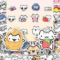 AliExpress GOGOTU 72PCS Cute Pokky Cat Stickers Kawaii Animal Meme Graffiti Decals Luggage Laptop Phone Guitar Car Bike Skateboard Sticker