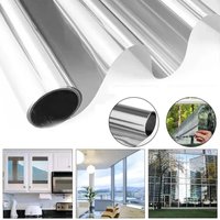 Fensterfolie, Einweg-Spiegelfolie, Tages- und Privatsphäre, statisch, nicht klebend, dekorative Wärmeregung, Anti-UV-Fenstertönung, für Zuhause und Bü