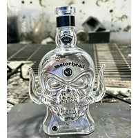 Devil Skull Whiskey Decanter Clear Glass Bottle for Bourbon Brandy Wine Home Bar Decor Unique Gift Idea