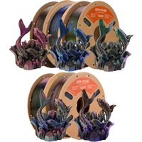 ERYONE 1/5KG Burnt Color Rainbow PLA Filament 3D Print 1.75mm +/-0.03mm, Multicolor Available,1kg/spool