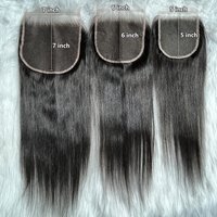 5x5/6x6/7x7 HD Lace Closure Invisible Swiss HD Lace Melt Skins Pre Plucked Human Hair HD Closures Ultra Fitted HD Lace For Women