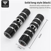 TOSUOD 1 Pair 3/8 Inch Bike Axle Foot Pegs Non-Slip Aluminum Alloy Wearproof BMX Cycling Foot Rest Pegs