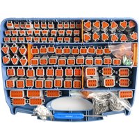 JRready ST6234 699PCS DT Connector Kit 2-12 Pin Waterproof Connector Solid Contact Pick Removal Tool for Automotive Repairing