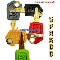 10PCS 5P8500 Ignition Start and Door Lock High Quality Key For Caterpilllar Cate Excavator Dozer Loader