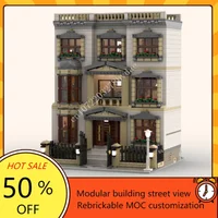 3518PCS Classic Villa Hot City Selling MOC Kit Creative StreetView Custom Puzzle DIY Assembly Model Birthday Toy Christmas Gift