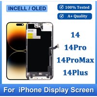 For iPhone 14 14Pro 14ProMax 14Plus LCD Incell OLED 3D Touch Display Screen Replacement Parts Digitizer Assembly