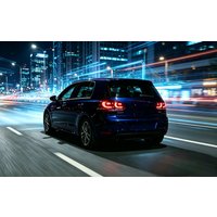 LED-Rückleuchten-Set 2 Stück für VW Golf 6 MK6 GTI R 2008-2014 Rückleuchte Dynamischer Sequentieller Bernsteinfarbener Blinker DRL Brems- Nebel- Rückfahrlicht Direkte Passform Plug-and-Play IP67