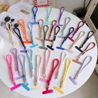 Universal Adjustable Mobile Phone Wrist Strap Lanyard Short with Self-locking Anti-drop Design Durable Polyester Phone Strap