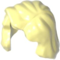 Gobricks GDS-90195 Minifig,Hair Female Mid-Length with Part over Right Shoulder compatible with lego 85974 Building Blocks